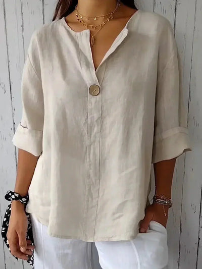 Lina | Casual V-Neck Blouse