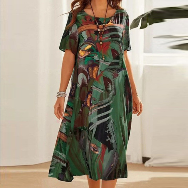 Abigail | Comfy Printed Dress