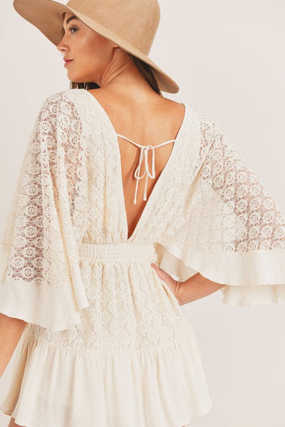 Chloe Hart | Lace Crochet Romper