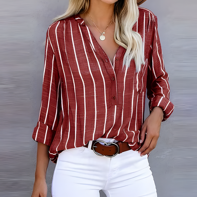 Bailey | Trendy Striped Women's Blouse