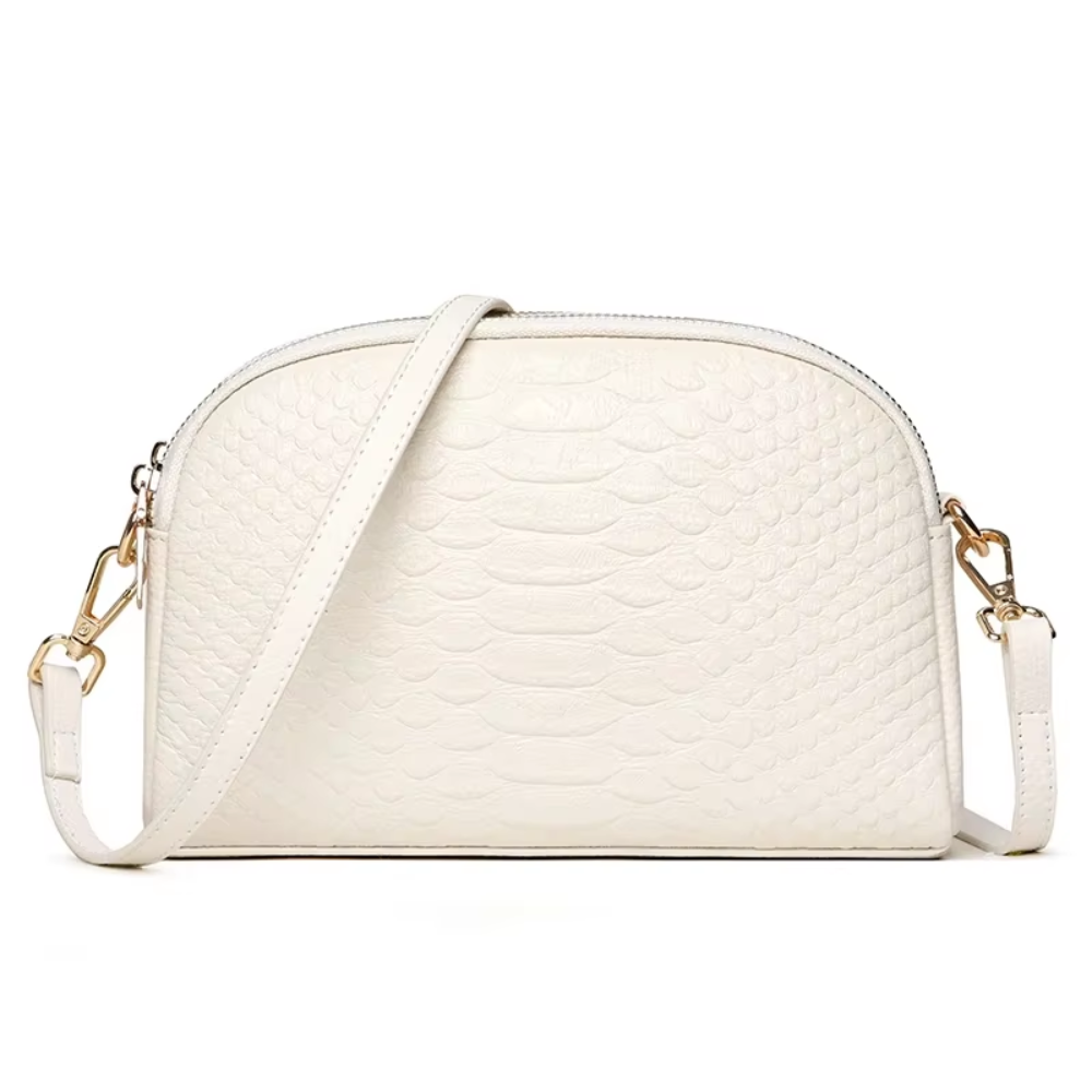 Cora | Belle mini shoulder bag in faux leather with crocodile pattern