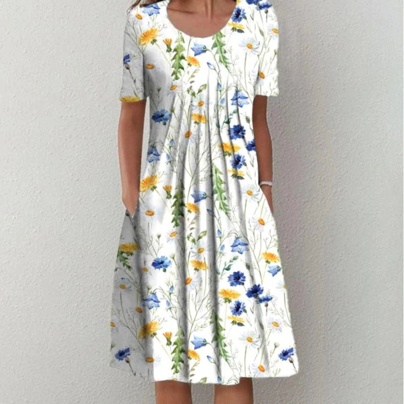 Calliope | Elegant Floral Dress