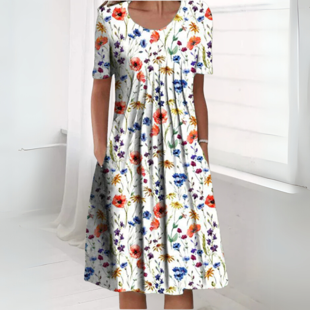 Doreen - Elegant Tummy Covering Dress