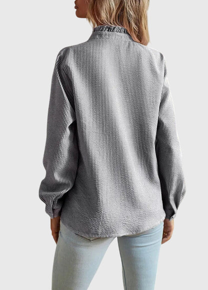 Alice - Ruffle Long Sleeve Shirt