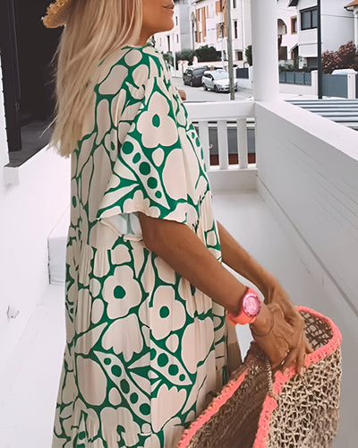 Charlotte | Printed Midi Dress
