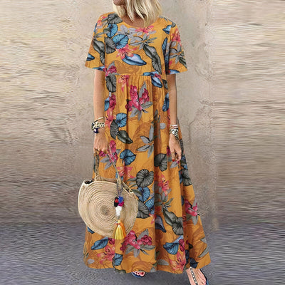 Lotte | Vibrant Floral Maxi Dress