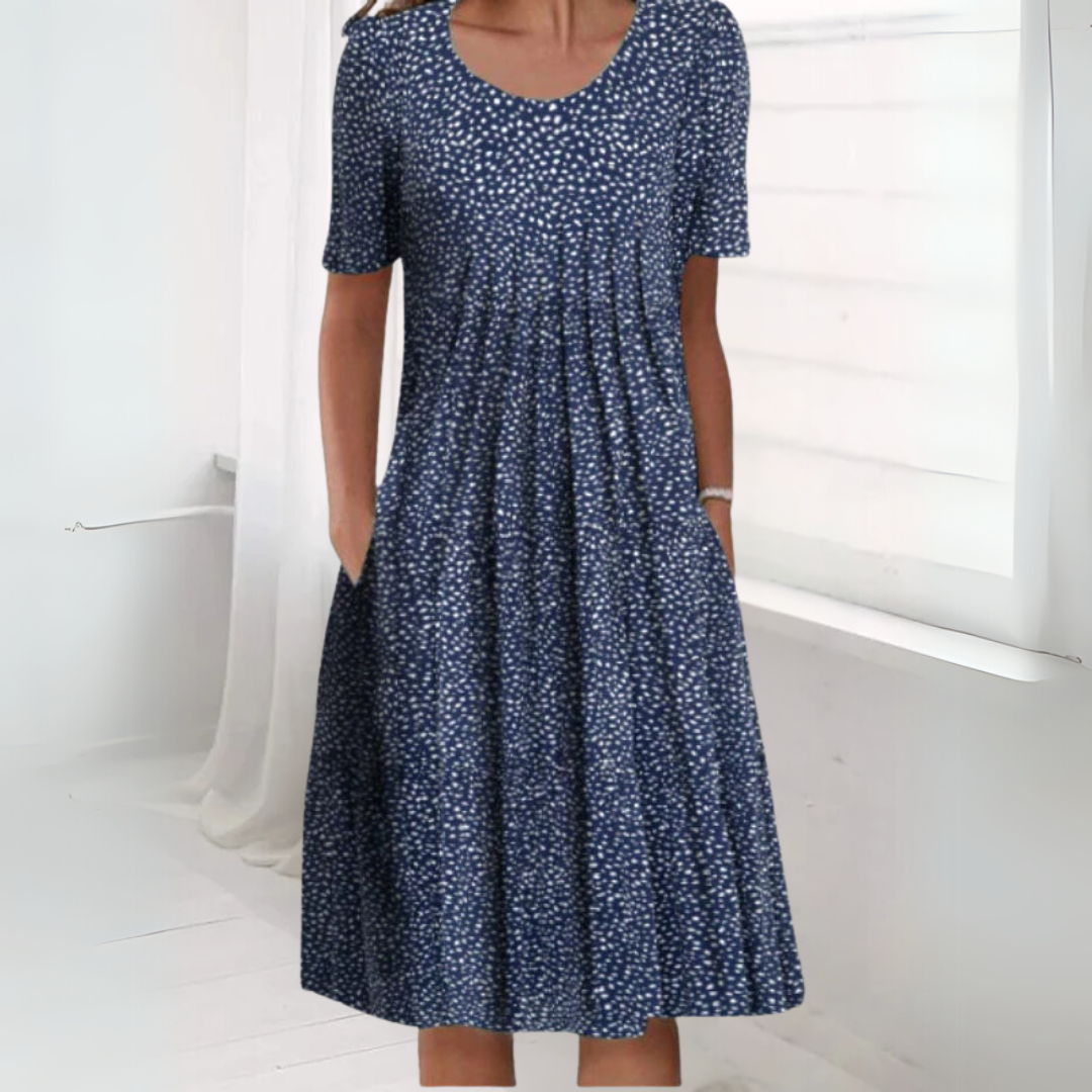 Blue with polka dots / 26/28 (3XL)