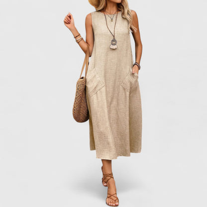 Shirley – Casual Sleeveless Dress