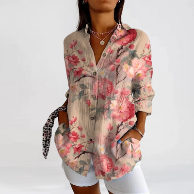 Tina | Casual Blouse with Floral Print