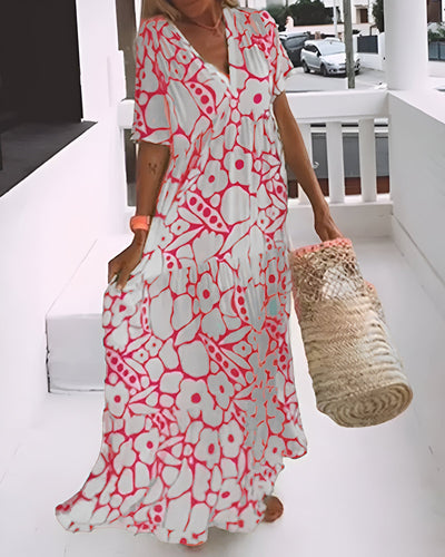 Charlotte | Printed Midi Dress