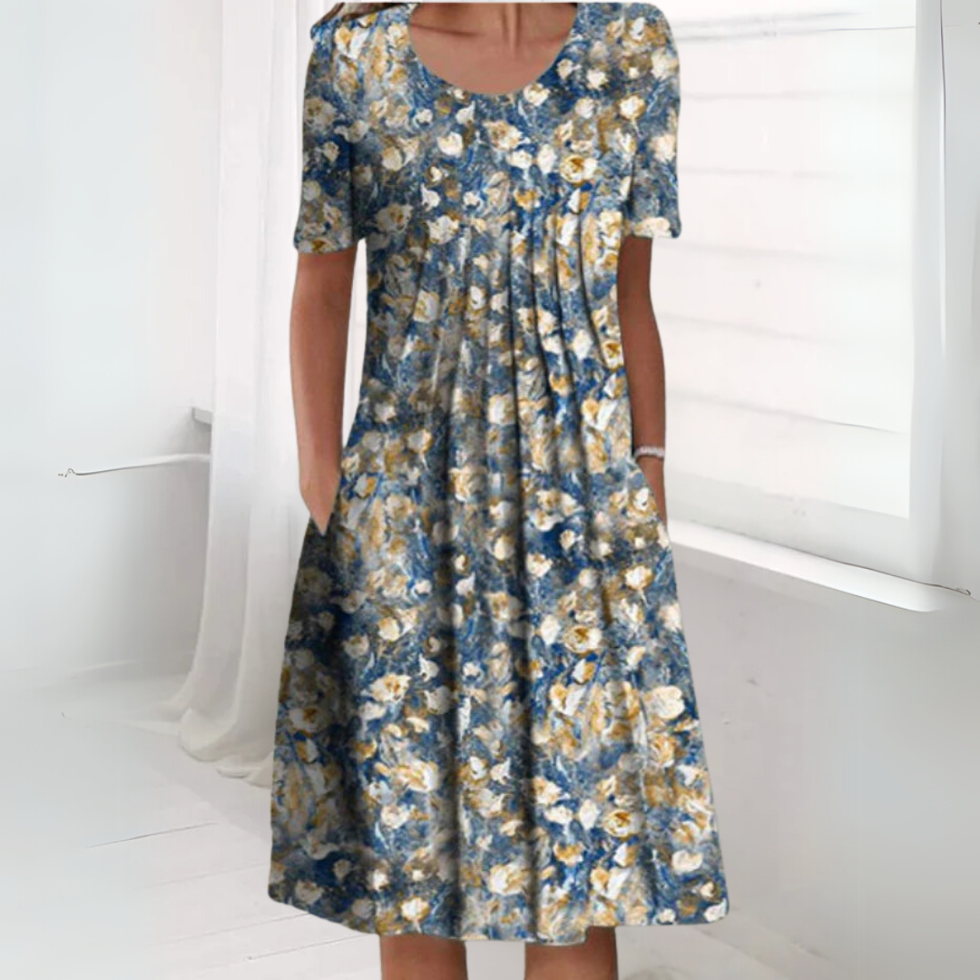 Floral Light Blue / 26/28 (3XL)