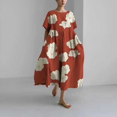 Noora | Boho Floral Spring Maxi Dress