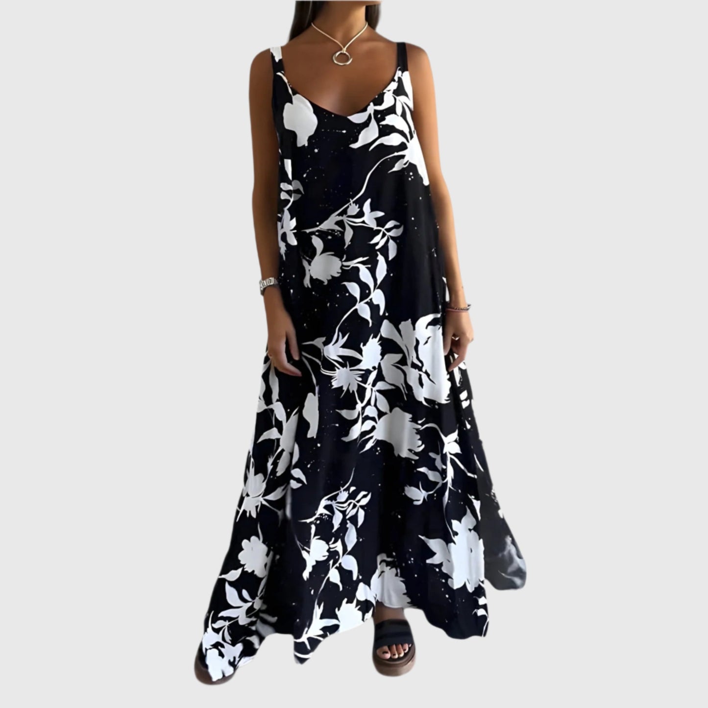 Tarryn - Floral Sleeveless Summer Dress