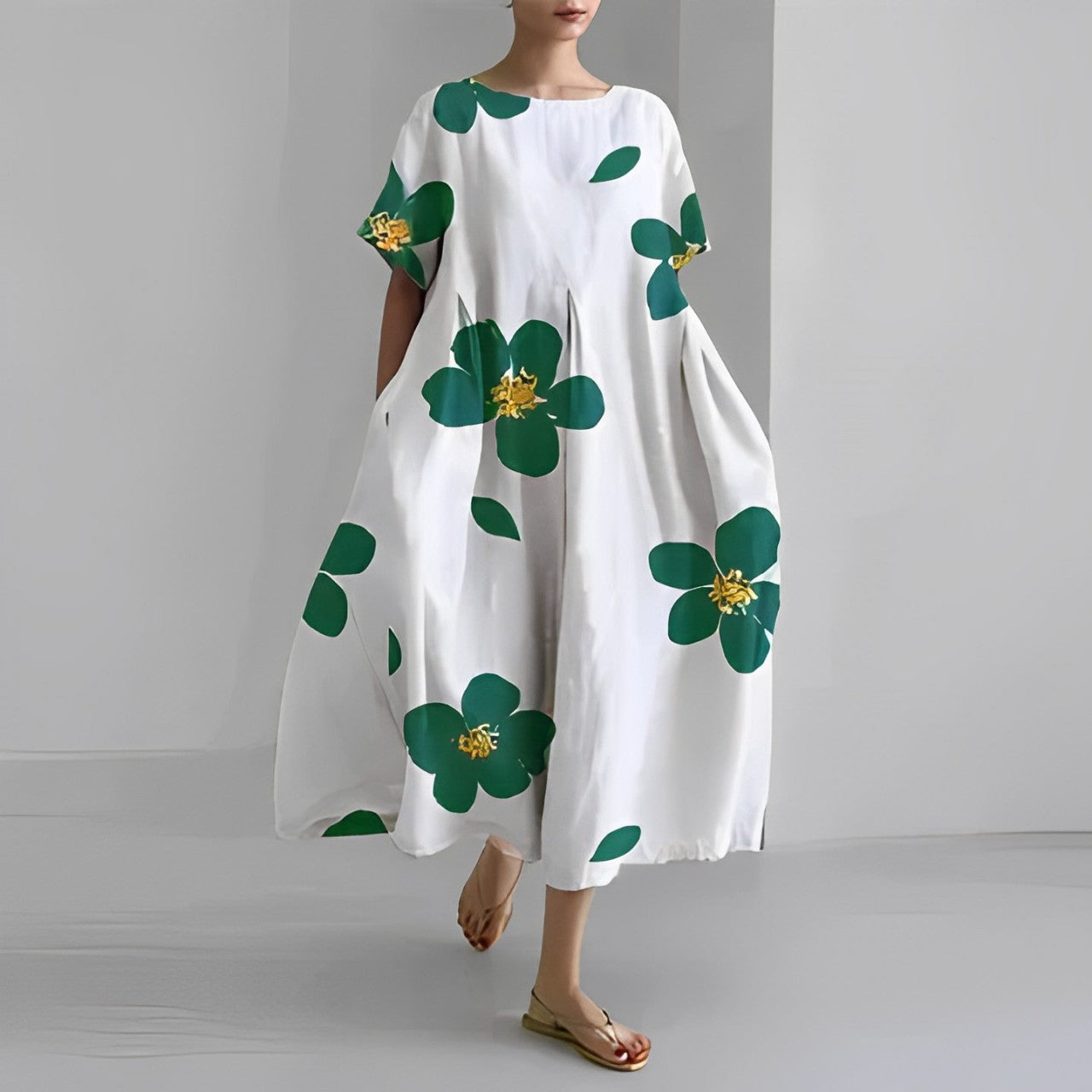 Noora | Boho Floral Spring Maxi Dress