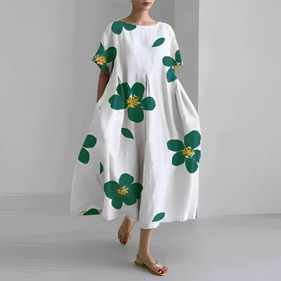 Noora | Boho Floral Spring Maxi Dress