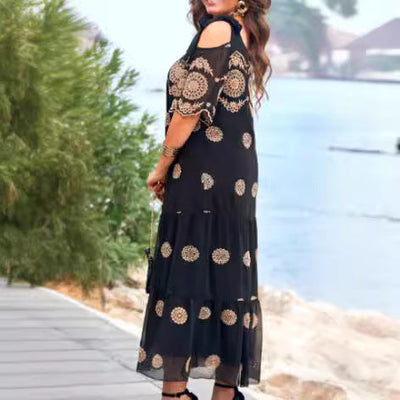 Bianca | Elegant Mesh Summer Dress