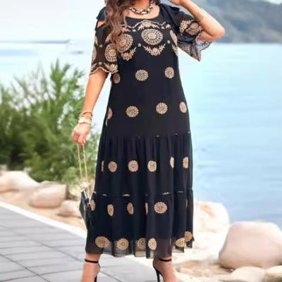 Bianca | Elegant Mesh Summer Dress