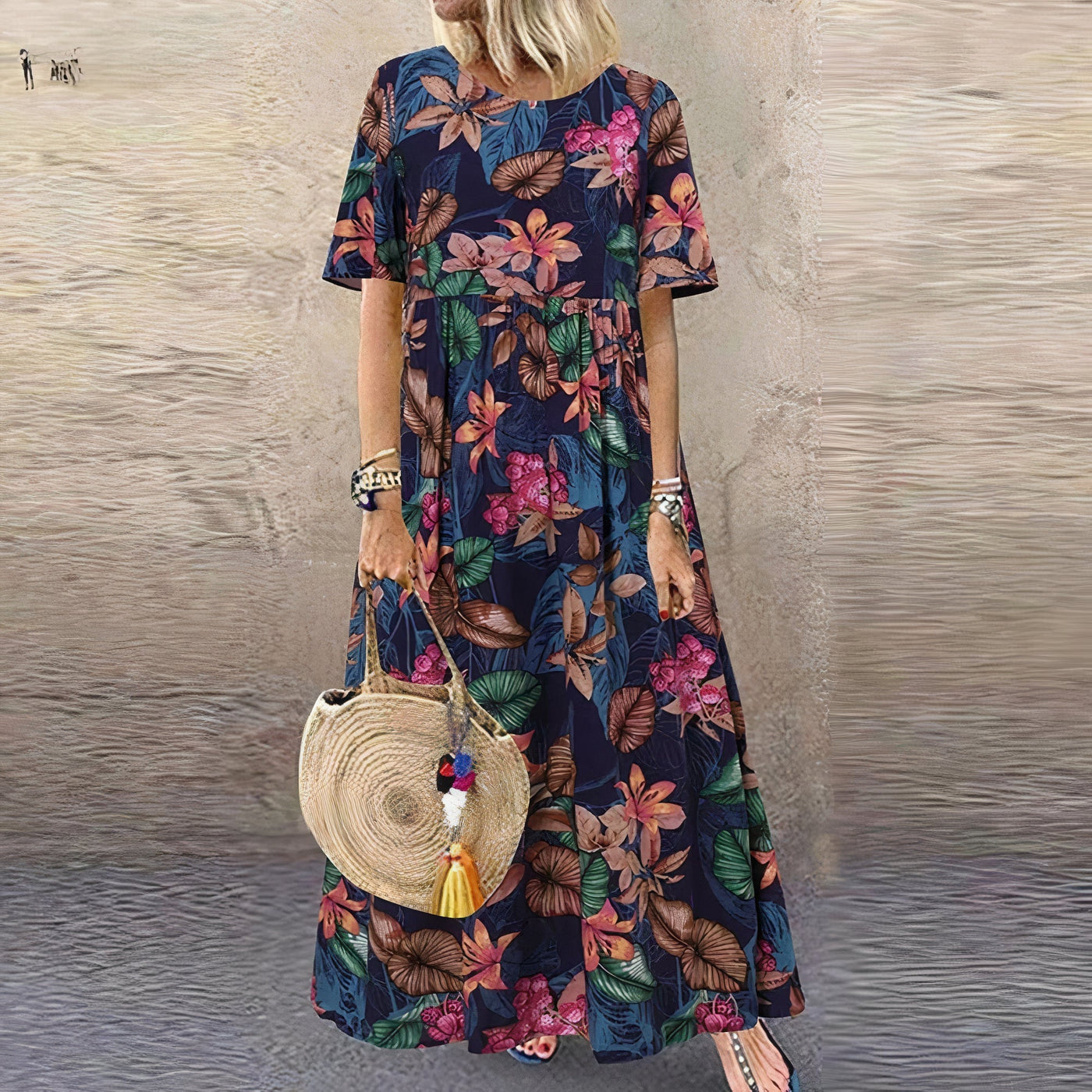 Lotte | Vibrant Floral Maxi Dress