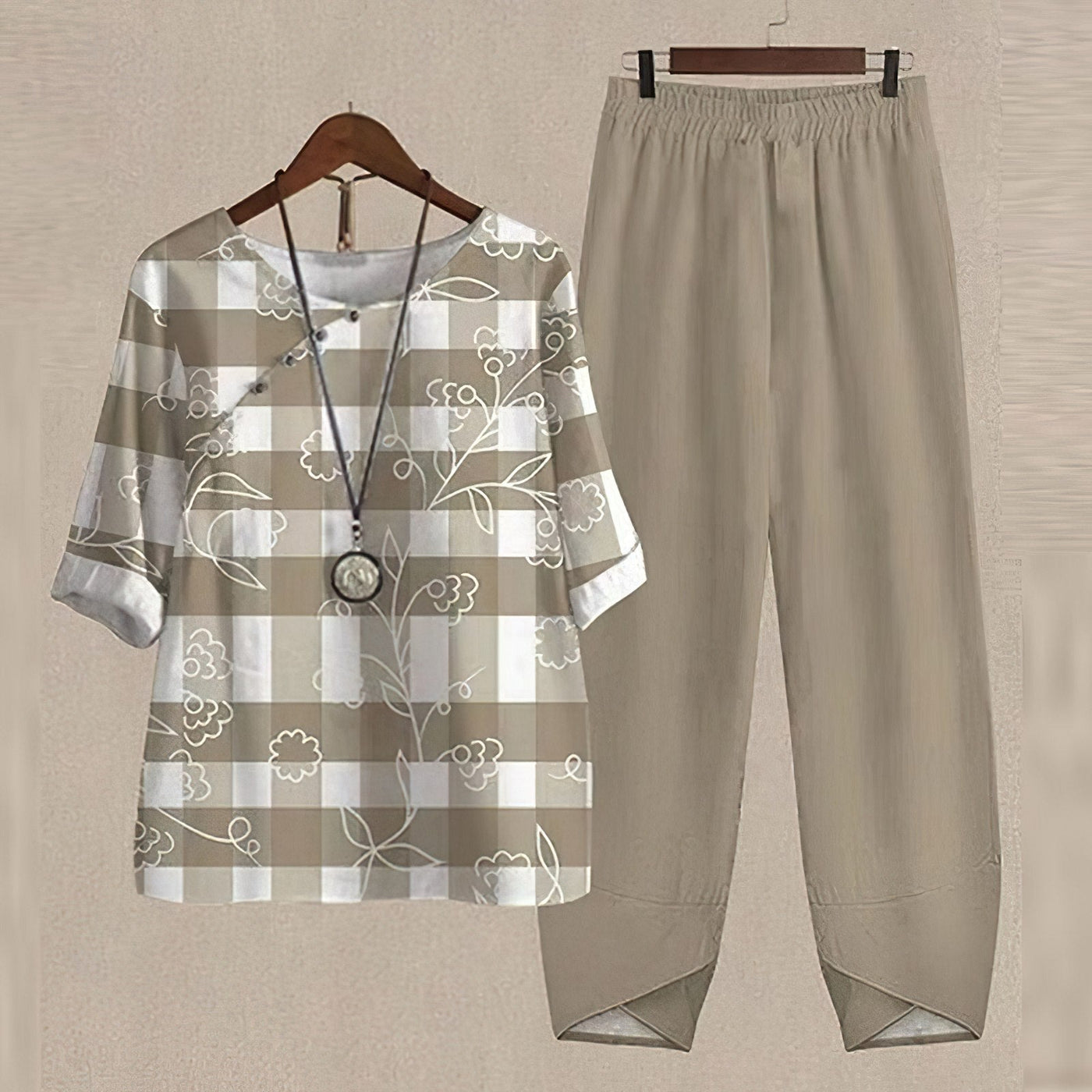Rhea | Effortless chic shirt and pant set