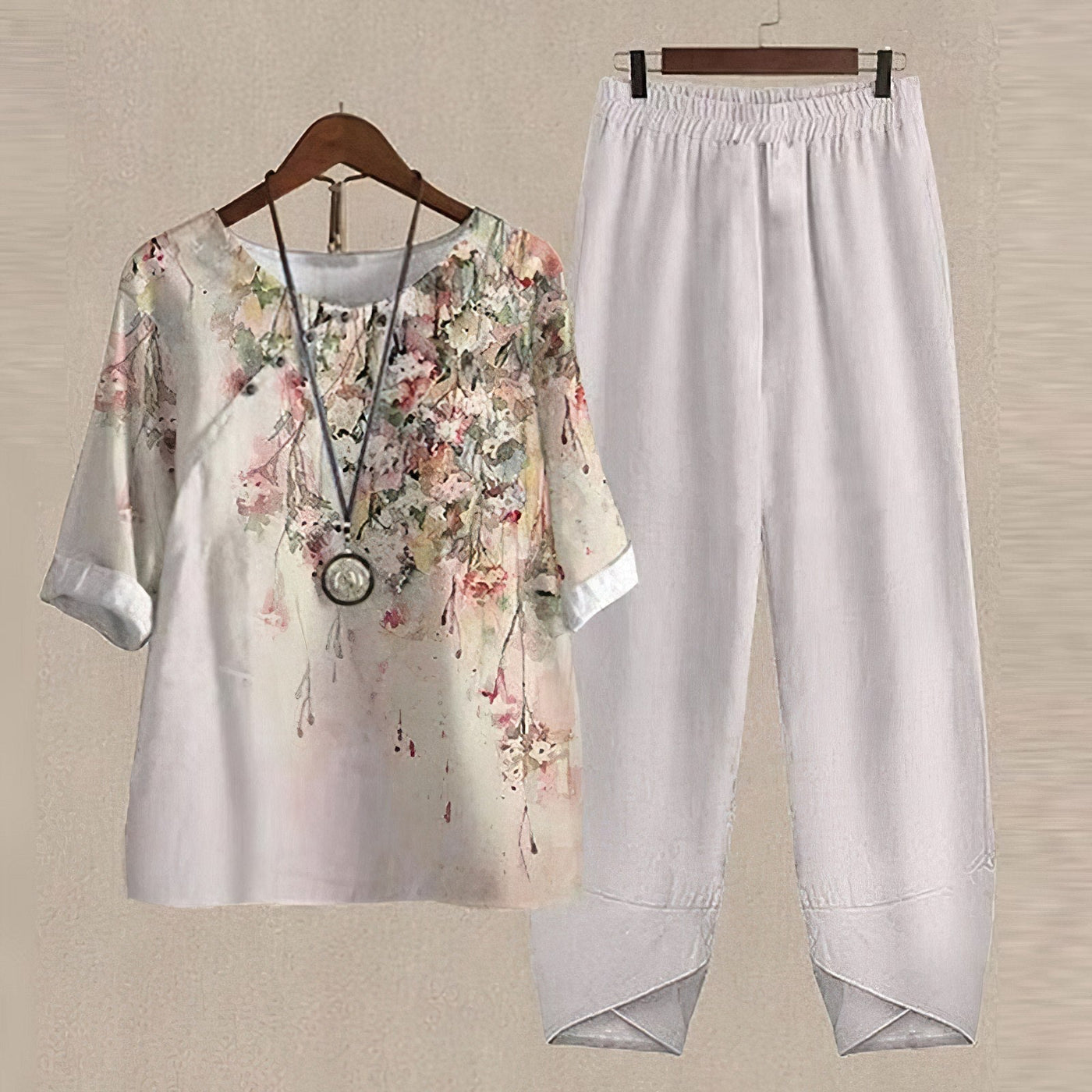 Rhea | Effortless chic shirt and pant set