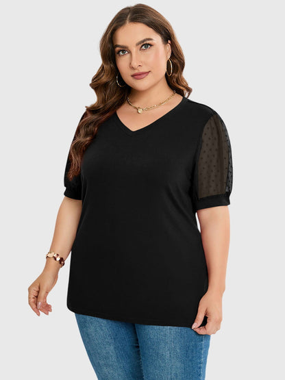 Arlie - Elegant Top With V-neck