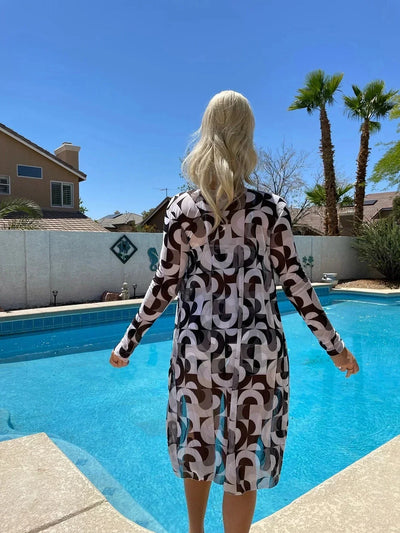 AMALFI | High-Waist Bikini Set with Cover-Up