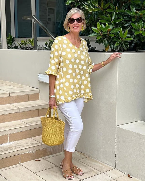 Chloe | Stylish V-Neck Blouse