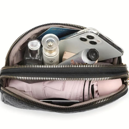 Cora | Belle mini shoulder bag in faux leather with crocodile pattern