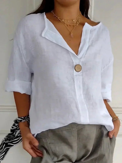 Lina | Casual V-Neck Blouse