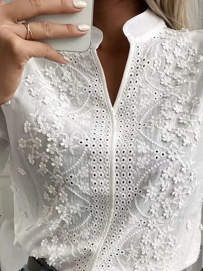 Celine | Elegant blouse with embroidery