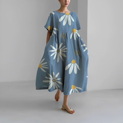 Noora | Boho Floral Spring Maxi Dress